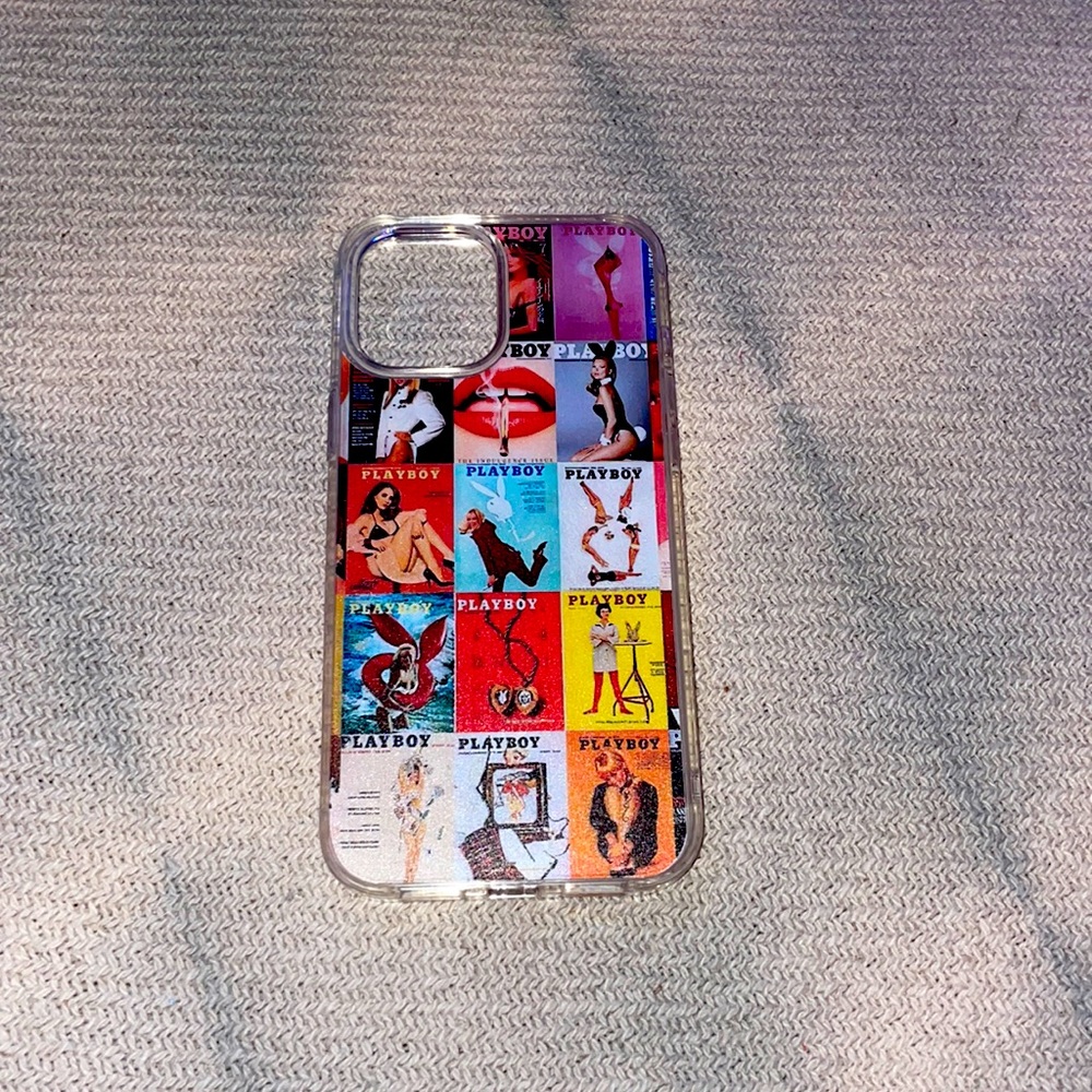 unused (i was given the wrong size as a gift) playboy magazine covers phone case